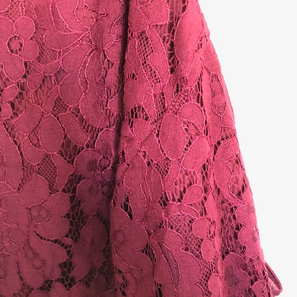 Cranberry Lace top - Picture 2 of 5
